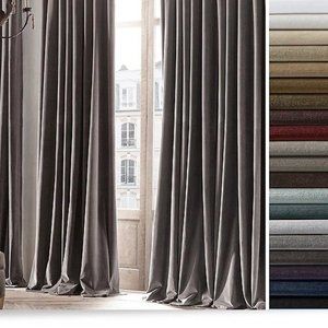 Restoration Hardware Velvet Drapes - 2 Panels